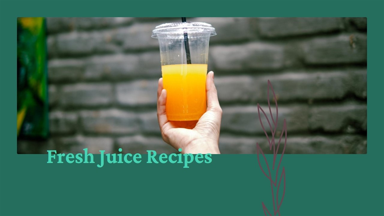 Kuvings Juice Recipes